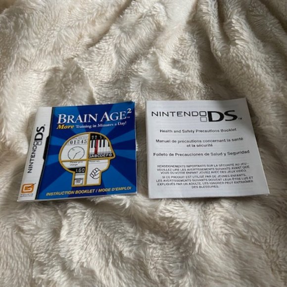 2/$45 Nintendo DS Brain Age 2 from 2007 - Picture 5 of 8